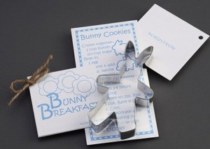 Bunny Stock Shaped Cookie Cutters, Custom Designed With Your Logo!