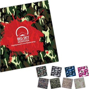 Camouflage Handkerchiefs, Custom Designed With Your Logo!