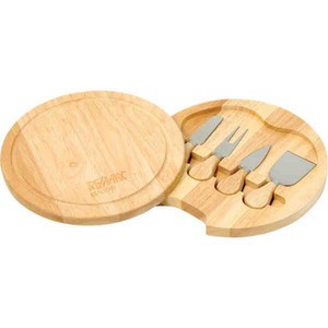Canadian Manufactured 5 Piece Cheese Board Sets, Custom Printed With Your Logo!