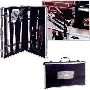 Canadian Manufactured 7 Piece Delta BBQ Sets, Personalized With Your Logo!