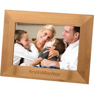Canadian Manufactured Bamboo Photo Frames, Custom Imprinted With Your Logo!