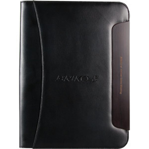 Canadian Manufactured Blackwood Zippered Writing Pads, Custom Designed With Your Logo!