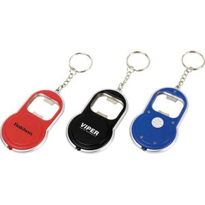 Canadian Manufactured Bottle Opener Keylights, Custom Printed With Your Logo!