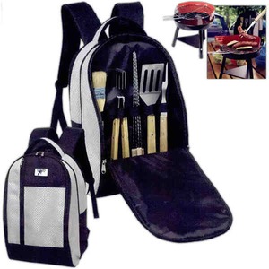 Canadian Manufactured Deluxe BBQ Backpack Sets, Custom Decorated With Your Logo!