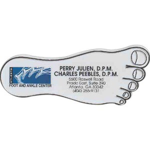 Custom Printed Canadian Manufactured Foot Stock Shaped Magnets