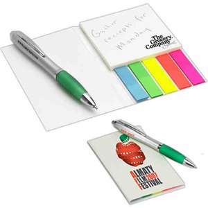 Canadian Manufactured Mini Memo And Flag Packs, Custom Imprinted With Your Logo!