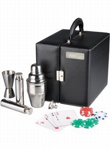 Canadian Manufactured Poker And Martini Sets, Custom Decorated With Your Logo!