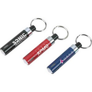 Canadian Manufactured Three In One LED Keychains, Custom Decorated With Your Logo!