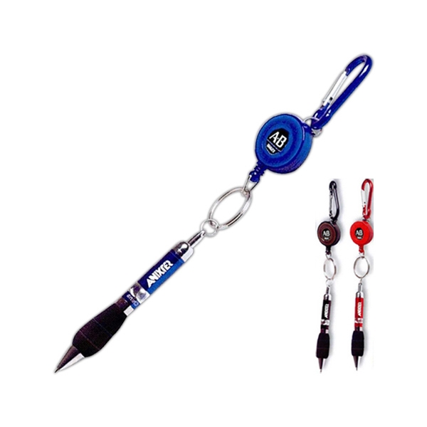 Retractable Carabiner Pens, Custom Printed With Your Logo!