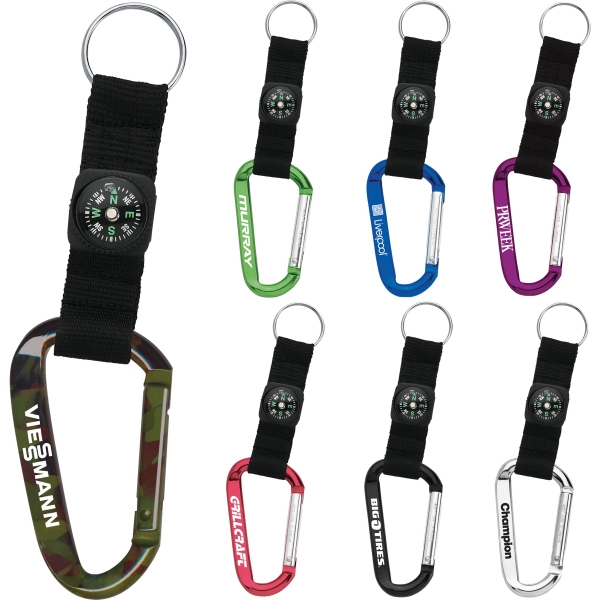 Sport Clip Compasses, Custom Imprinted With Your Logo!