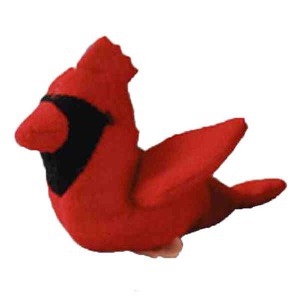 stuffed cardinal toy