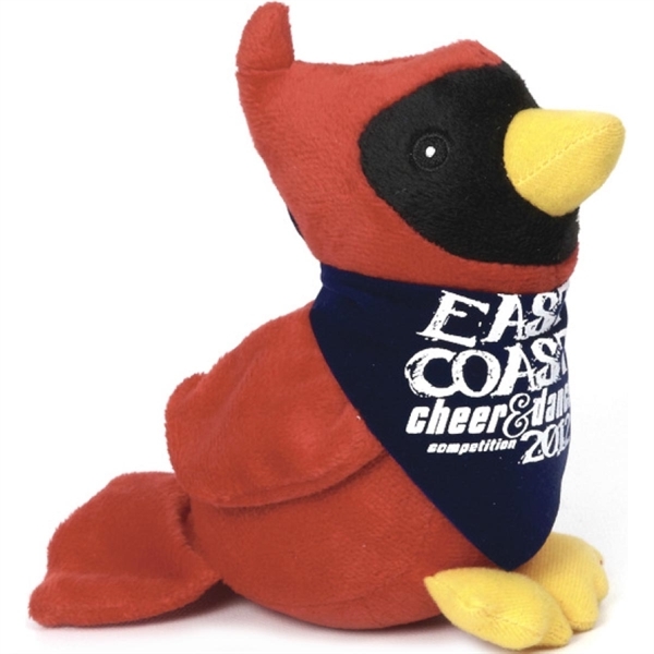 Cardinal Bird Stuffed Toys, Personalized With Your Logo!