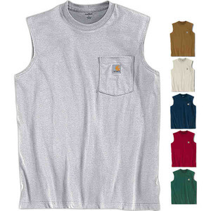 Carhartt Brand Sleeveless Tee Shirts, Personalized With Your Logo!