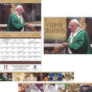 Custom Printed Catholic Traditions Appointment Calendars