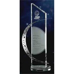 Custom Printed Stainless Crystal Awards