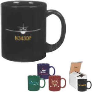 Ceramic C-handle Mugs, Custom Made With Your Logo!