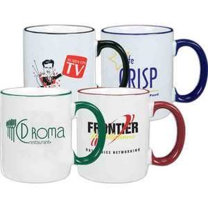 Ceramic C-handle Mugs, Custom Made With Your Logo!