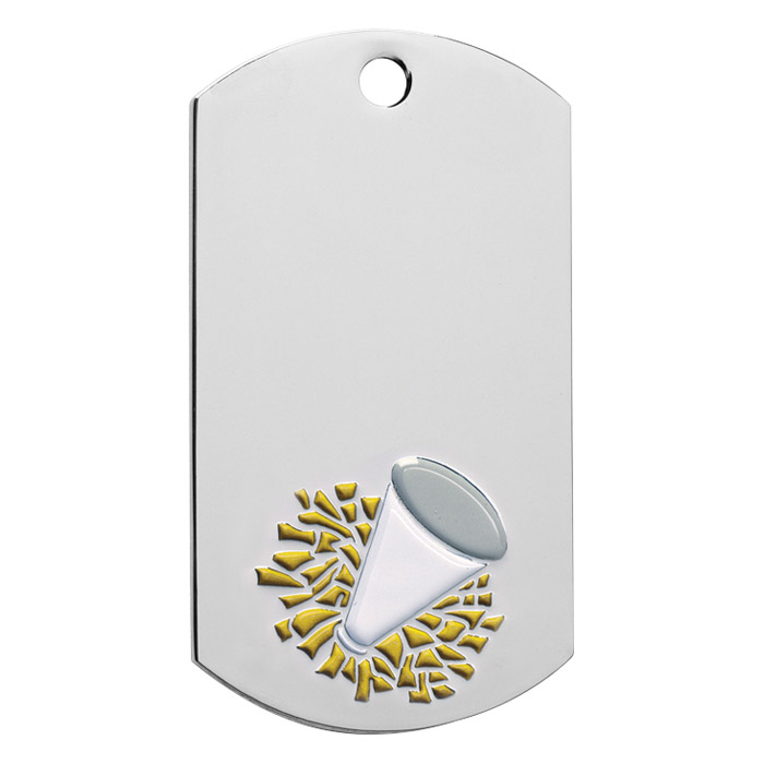 Cheer Leading Dog Tags, Custom Designed With Your Logo!