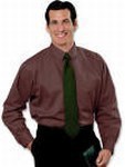 Blue Generation Men's Chocolate Twill Shirts, Custom Imprinted With Your Logo!