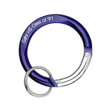 Circle Shaped Carabiners, Custom Imprinted With Your Logo!