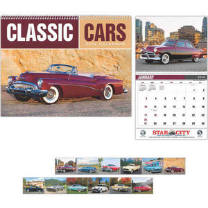 Classic Cars Appointment Calendars, Personalized With Your Logo!