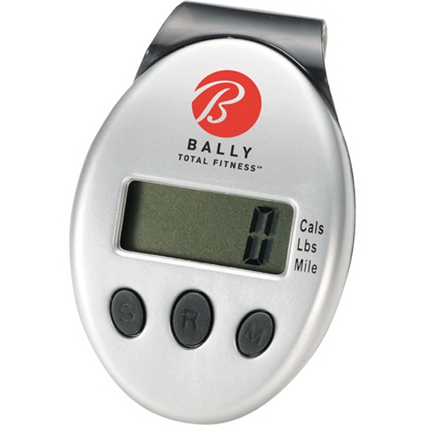 Pedometers with Belt Clips, Custom Printed With Your Logo!