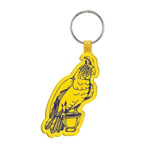 Cockatiel Bird Shaped Keytags, Custom Designed With Your Logo!