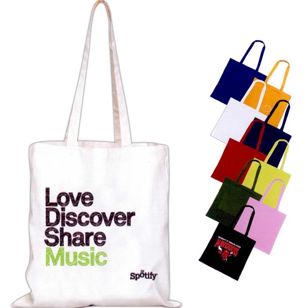 Orange Color Tote Bags, Personalized With Your Logo!