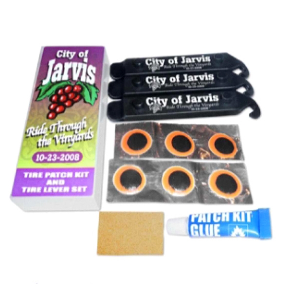 Bicycle Tire Tube Patch Kits, Custom Printed With Your Logo!