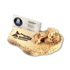 Construction Theme Business Card Holders, Custom Made With Your Logo!