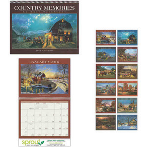 Country Memories Appointment Calendars, Customized With Your Logo!