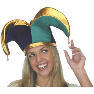 Mardi Gras velvet <b>jester hat</b>. Sorry, this item is no longer available. - court-jester-hats-1