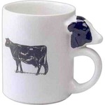 Custom Made Cow Handle Shaped Mugs