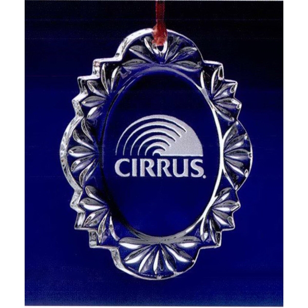 Portrait Christmas Ornament Crystal Gifts, Custom Decorated With Your Logo!