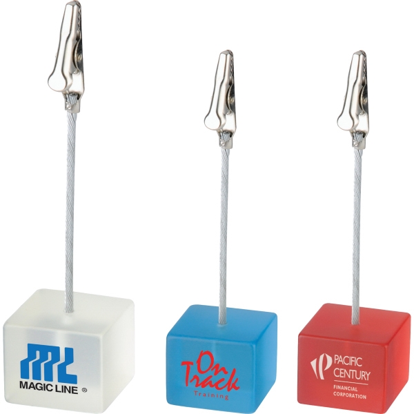 3 Day Service Alligator Clip Magnetic Memo Holders and Clips, Custom Printed With Your Logo!