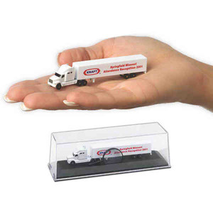 Die Cast Conventional Sleepers with Trailers, Custom Made With Your Logo!