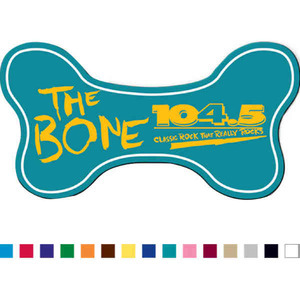 Dog Bone Shaped Magnets, Custom Printed With Your Logo!