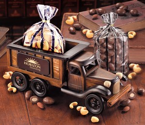 Dump Truck Vehicle Themed Food Gifts, Custom Made With Your Logo!