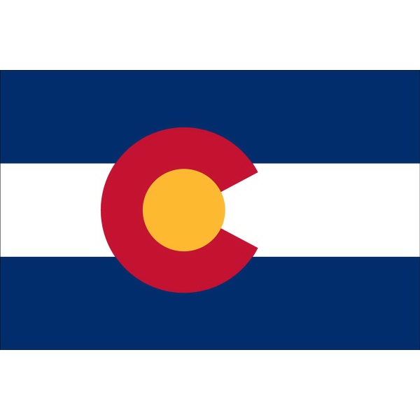 Colorado State Flags, Custom Printed With Your Logo!