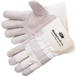 Personalized Economy Grade Cowhide Leather Palm Gloves