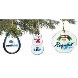 Epoxy Dome Ornaments, Custom Imprinted With Your Logo!