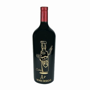 Etched Cabernet Wine Bottles, Personalized With Your Logo!