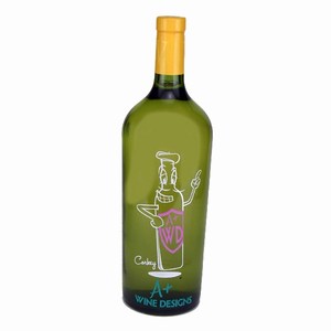 Etched Chardonnay Wine Bottles, Customized With Your Logo!