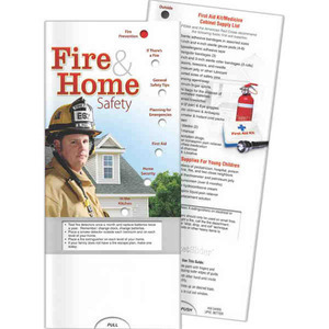 Fire Prevention Slide Cards, Custom Imprinted With Your Logo!