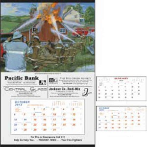Fire Safety Calendars, Custom Printed With Your Logo!