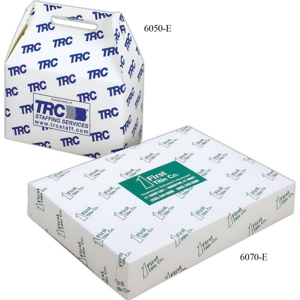 Business Card Slot Donut Boxes, Custom Made With Your Logo!
