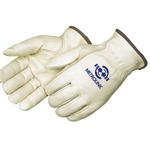 Custom Printed Fleece Lined Cowhide Gloves