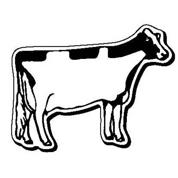 Custom Printed Canadian Manufactured Cow Stock Shaped Magnets