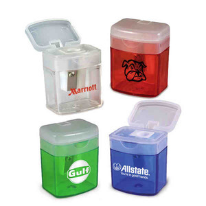Flip Top Pencil Sharpeners, Custom Printed With Your Logo!