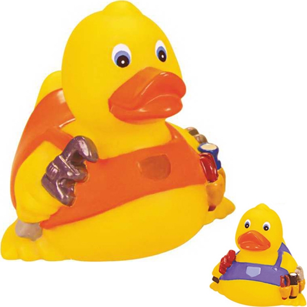 Plumber Rubber Ducks, Custom Decorated With Your Logo!